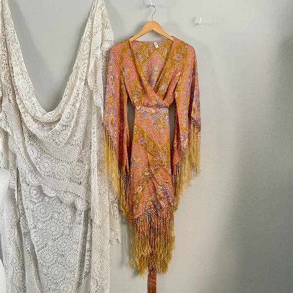 💔SOLD💔 SPELL | SAMPLE Lolita Wrap Dress Kimono - Picture 3 of 17